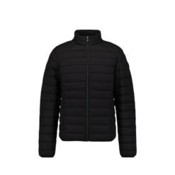 Lekka kurtka puchowa JOTT Aragon. Czarne kurtki Jott, m, bez wzorów, z puchu, bez kaptura. W wyprzedaży za 697.50 zł.