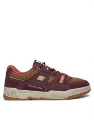 DC Sneakersy Construct ADYS100822-XCCC Brązowy. Brązowe buty sportowe casual DC, bez wzorów, ze skóry, bez zapięcia. Za 289.99 zł.