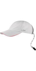 Czapka żeglarska Race Cap, jasnoszara. Szare czapki z daszkiem GILL, bez wzorów. Za 167.00 zł.