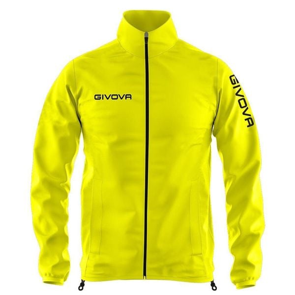 Kurtka wodoodporna Givova. Żółte kurtki Givova, na zimę, bez wzorów, bez kaptura, do biegania. Za 188.99 zł.