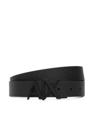 Armani Exchange Pasek 951017 CC505 M8307 Czarny. Czarne paski Armani Exchange, bez wzorów, ze skóry. Za 299.99 zł.
