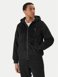 Guess Kurtka przejściowa Z6RL00 KD622 Czarny Regular Fit. Czarne kurtki Guess, m, z aplikacjami, z syntetyku, bez kaptura. Za 699.99 zł.