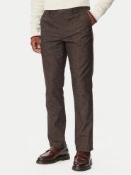Tommy Hilfiger Chinosy Denton MW0MW44823 Brązowy ciemny Slim Fit. Brązowe eleganckie spodnie Tommy Hilfiger, m, z bawełny. Za 529.99 zł.