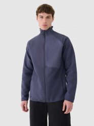 BLUZA MĘSKA 4F ROZPINANA BEZ KAPTURA TSWSM1751 KOLOR SZARY. Szare bluzy z kapturem 4F, l, bez wzorów, z materiału, bez kaptura. Za 129.97 zł.