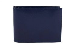 Portfel skórzany BARBERINI'S granatowy 8051-4. Niebieskie portfele Barberinis, bez wzorów, ze skóry. Za 151.99 zł.