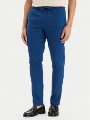 Tommy Hilfiger Chinosy Harlem MW0MW42336 Niebieski Regular Fit. Niebieskie eleganckie spodnie Tommy Hilfiger, m, ze lnu. Za 529.99 zł.