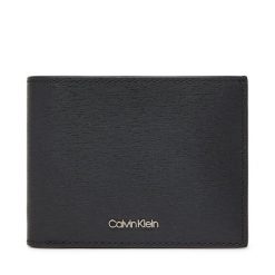 Portfel męski Calvin Klein. Czarne portfele CALVIN KLEIN, bez wzorów. Za 239.99 zł.