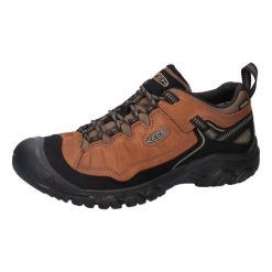 Buty trekkingowe męskie Keen Targhee Iv Wp. Brązowe buty turystyczne Keen, bez wzorów, z materiału, bez zapięcia, trekkingowe. Za 1,033.00 zł.