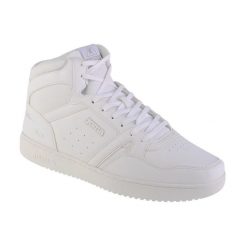Buty sportowe Sneakersy męskie, Joma C.Platea Mid Men 2302. Białe buty sportowe casual Joma, bez wzorów, z gumy, bez zapięcia. Za 169.99 zł.