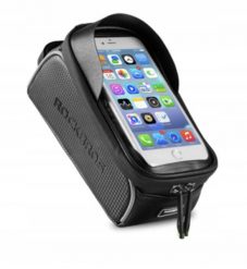 Sakwa, uchwyt rowerowy na telefon torba na ramę Rockbros 017-3BK. Czarne torby na ramię ROCKBROS, bez wzorów, z materiału, na ramię, bez dodatków. Za 69.00 zł.