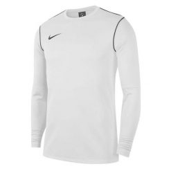 Męska Bluza Park 20 Z Okrągłym Dekoltem. Białe bluzy Nike, m, bez wzorów, bez kaptura. Za 199.99 zł.