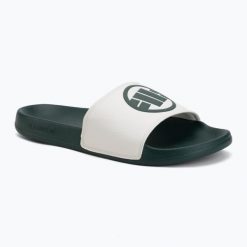 Klapki męskie Pitbull Logo. Zielone klapki PITBULL, z materiału. Za 109.99 zł.