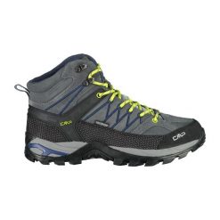 Buty trekkingowe CMP Rigel Waterproof. Niebieskie buty turystyczne CMP, bez wzorów, bez zapięcia, trekkingowe. Za 519.00 zł.