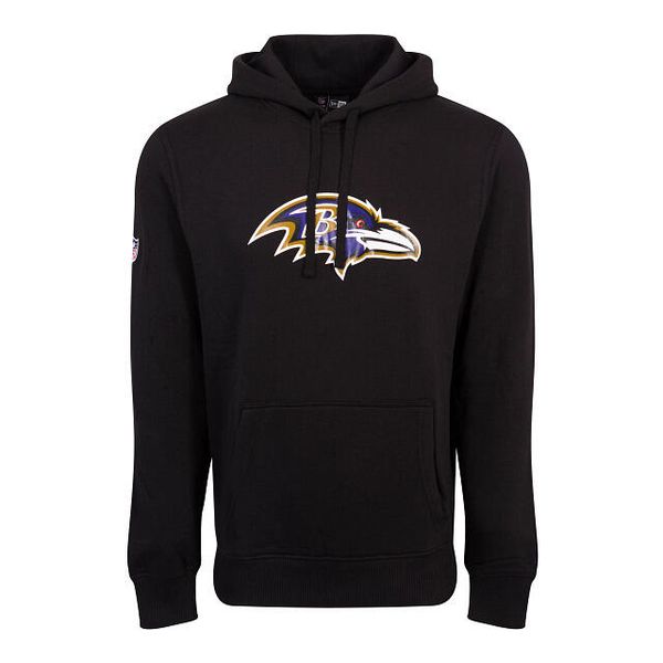 Bluza z kapturem Ravens NFL. Białe bluzy New Era, m, bez wzorów, z kapturem. Za 294.50 zł.
