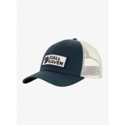 Czapka z daszkiem Fjallraven Langtradarkeps. Niebieskie czapki z daszkiem Fjällräven, bez wzorów. Za 163.69 zł.