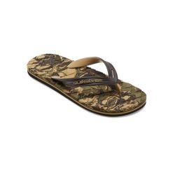 Sandały dla Mężczyzn OAHUEY Zielony. Brązowe sandały Quiksilver, z gumy, bez zapięcia. Za 115.90 zł.