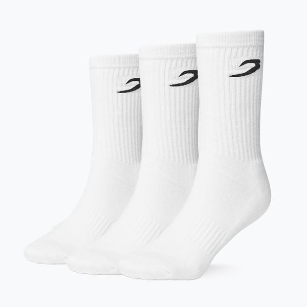 Skarpety męskie BOXRAW Crew 3. Białe skarpety BOXRAW, bez wzorów, z bawełny. Za 109.99 zł.