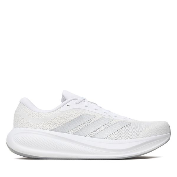 Buty do biegania adidas. Białe buty do biegania Adidas, bez wzorów, bez zapięcia, do biegania. Za 219.99 zł.