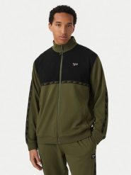 Reebok Bluza Artek RK25726CCM Zielony ciemny Regular Fit. Zielone bluzy Reebok, m, bez wzorów, z syntetyku, bez kaptura. Za 299.99 zł.