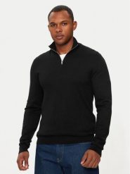 Lindbergh Sweter 30-800173 Czarny Slim Fit. Czarne swetry rozpinane Lindbergh, m, bez wzorów, z wiskozy, bez kołnierzyka, bez ramiączek. Za 139.99 zł.