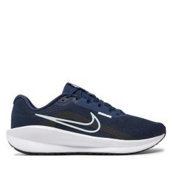 Buty do biegania Nike. Niebieskie buty do biegania Nike, bez wzorów, bez zapięcia, do biegania, nike downshifter. Za 329.99 zł.