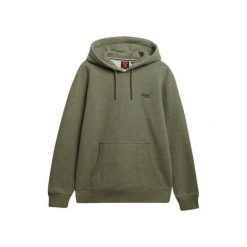 Bluza z kapturem Superdry Essential Logo HB. Zielone bluzy z kapturem Superdry, xl, bez wzorów, z kapturem. Za 355.45 zł.