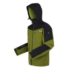 Kurtka turystyczna męska Regatta Wentwood IX 3w1. Zielone kurtki przeciwdeszczowe Regatta, na jesień, m, bez wzorów, z poliesteru, bez kaptura. Za 546.70 zł.