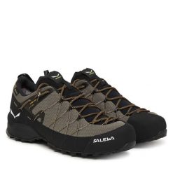 Trekkingi Salewa. Brązowe buty trekkingowe Salewa, bez wzorów, bez zapięcia. Za 919.99 zł.