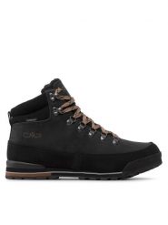 CMP Trekkingi Heka Hiking Shoes Wp 3Q49557 Czarny. Czarne buty trekkingowe CMP, bez wzorów, z nubiku, bez zapięcia. Za 359.99 zł.