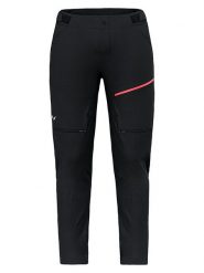Salewa Spodnie kolarskie Zipp-Off "Vento Hemp/Durastretch" w kolorze czarnym rozmiar: S. Czarne spodnie treningowe długie Salewa, s, bez wzorów. Za 240.99 zł.