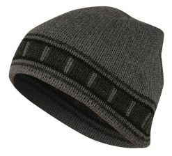 Czapka, Popielato-Grafitowa, Ciepła, Zimowa, Dziergana, Klasyczna, Rozmiar Uniwersalny -Pako Jeans. Szare czapki zimowe Pako Jeans, bez wzorów, dziergany. Za 45.00 zł.