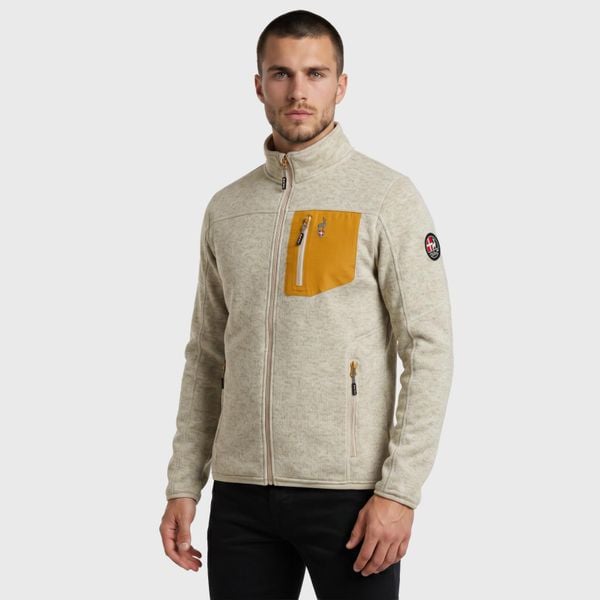 Kurtka trekkingowa polarowa męska Dante rozpinana. Czarne kurtki Aulp, l, bez wzorów, z dzianiny, bez kaptura. Za 179.99 zł.