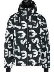 Chiemsee Kurtka narciarska "Gistola" w kolorze czarno-białym rozmiar: 48. Białe kurtki outdoor i hardshell Chiemsee, bez wzorów, z materiału, bez kaptura. Za 373.35 zł.