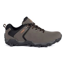 Vico Szare męskie buty trekkingowe przed kostkę. Szare trekkingi bez wzorów, przed kostkę, bez zapięcia. Za 166.74 zł.