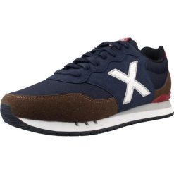 Buty MUNICH SPORT 4150295M DASH Niebieski. Niebieskie buty turystyczne munich, bez wzorów, z tkaniny, bez zapięcia, na fitness i siłownię. Za 311.99 zł.