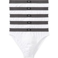 Slipy (5 par) bonprix biały. Slipki marki bonprix. Za 37.45 zł.