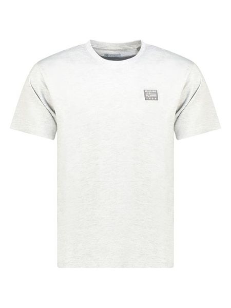 Geographical Norway Koszulka "Juni" w kolorze szarym rozmiar: M. Szare bezrękawniki Geographical Norway, m, bez wzorów, z bawełny, bez kołnierzyka, bez ramiączek. Za 60.95 zł.