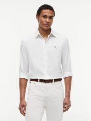 Tommy Hilfiger Koszula Mężczyźni Regular Fit Bawełna biały, XL. Białe koszule Tommy Hilfiger, m, bez wzorów, z bawełny, bez kołnierzyka, bez ramiączek. Za 409.95 zł.