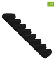 Fila Slipy (8 par) w kolorze czarnym rozmiar: XXL. Czarne slipki Fila, xxl, bez wzorów. Za 173.99 zł.