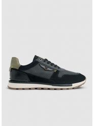 PME Legend Skórzane sneakersy w kolorze granatowym rozmiar: 45. Niebieskie buty sportowe casual PME Legend, bez wzorów, z materiału, bez zapięcia. Za 301.45 zł.