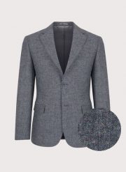 Szara marynarka męska P22WP-3X-043-S-S - Pako Lorente. Szare garnitury Pako Lorente, na co dzień, m, bez wzorów, z jeansu. Za 349.99 zł.