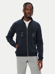 Aeronautica Militare Bluza 262FE2143UF00686 Granatowy Regular Fit. Niebieskie bluzy Aeronautica Militare, m, bez wzorów, z bawełny, bez kaptura. Za 1,069.00 zł.
