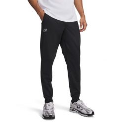 Spodnie dresowe treningowe męskie Under Armour Tricot Jogger (1290261-001). Czarne joggery i bojówki Under Armour, l, bez wzorów, z dresówki, sportowe. Za 196.99 zł.