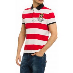 Koszulka polo w kolorze czerwono-białym. Koszulki polo marki Galvanni. W wyprzedaży za 229.95 zł.