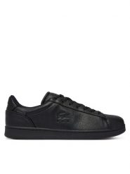 Lacoste Sneakersy Carnaby Shield 52SMA0053 Czarny. Czarne buty sportowe casual LACOSTE, bez wzorów, ze skóry, bez zapięcia. Za 579.99 zł.