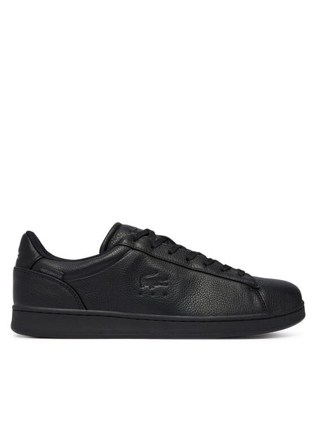 Lacoste Sneakersy Carnaby Shield 52SMA0053 Czarny. Czarne buty sportowe casual LACOSTE, bez wzorów, ze skóry, bez zapięcia. Za 579.99 zł.