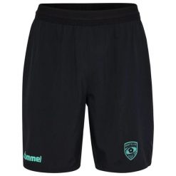 Krótki MHR Blaze 2.0 2025/26. Czarne szorty Hummel, bez wzorów, sportowe. Za 250.00 zł.