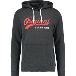 TOM TAILOR DENIM HOODY WITH WORDINGPRINT Bluza z kapturem deep space melange. Bluzy z kapturem marki TOM TAILOR DENIM, m, z bawełny, z kapturem. W wyprzedaży za 152.10 zł.