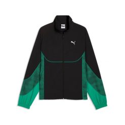 Kurtka z dresu Puma Tech-X. Czarne kurtki Puma, xl, bez wzorów, z dresówki, bez kaptura. Za 339.00 zł.