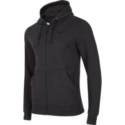 Bluza męska BLM300 - ciemny szary melanż. Bluzy z kapturem marki 4F. W wyprzedaży za 99.99 zł.